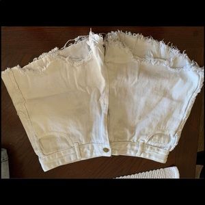 denim shorts